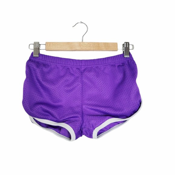 Exist Purple Shorts Sexy Sporty Elastic Waist Jogger Booty Shorts - Picture 10 of 11